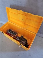 Plastic Tool Box w/ Tools