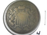 1865 Two Cent Piece