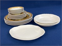 Assorted Dishes and plates including (12) Pieces