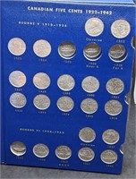 Collectors Book of Canadian Nickels (1922-1966)
