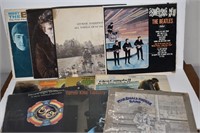 Beatles, Monkees, George Harrison Vtg Vinyl LP's
