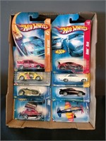 Flat of Hot Wheels