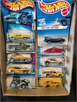 Flat of Hot Wheels