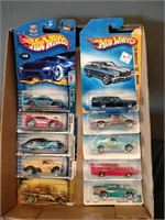 Flat of Hot Wheels