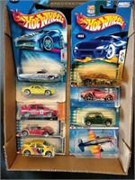 Flat of Hot Wheels