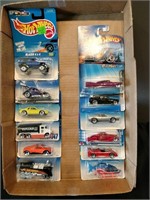 Flat of Hot Wheels