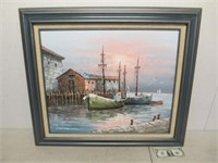 Vintage Original Artist Signed Framed Oil Painting