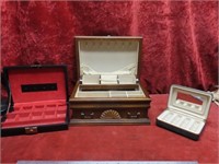 (3)Vintage jewelry boxes.