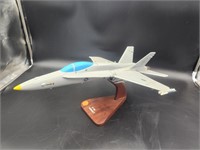 F-18 Hornet Mahogony/ Painted Model