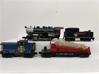 Lionel Santa Fe train 8689 with cars in tender