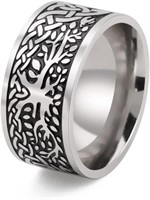 AMAXER Men's "Tree Of Life" Ring