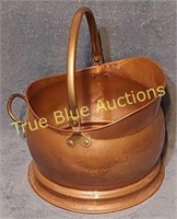 Copper And Brass Coal Bucket