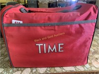 Time nylon carrying tote