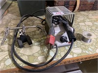 Heathkit soldering iron and work holder