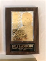 Dale Earnhardt plaque and signed picture
