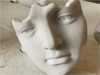 Aguie Medrano Stone Face Sculpture