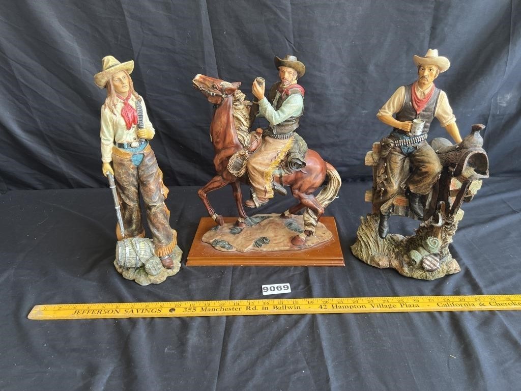 Large Western Figurines