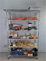 Assorted Tools, Drop Cords And More