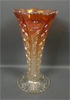 Vintage Imperial Marigold Octagon Vase