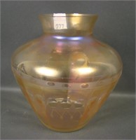 Imperial Light Marigold Etched Balloons Vase