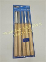 5 PIECE WOOD LATHE CHISEL SET