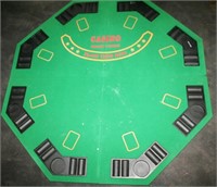 Table Top Casino Felt Poker Set