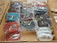 GROUP OF 60 NEW WESTERN HAT BANDS