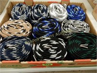 GROUP OF 20 NEW NYLON BRAIDED BELTS