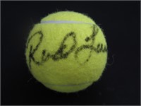 ROD LAVER SIGNED TENNIS BALL WITH COA