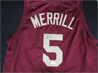 SAM MERRILL SIGNED JERSEY WITH JSA COA