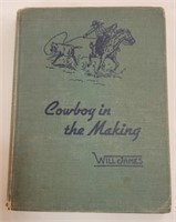 "Cowboy in the Making" by Will James, 1st Ed.