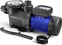AQUASTRONG 2 HP In/Above Ground Pool Pump with Tim