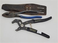 Robo Grip Craftsman Pliers, Cutting Pliers Holster