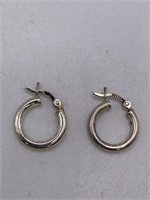 STERLING SILVER PIERCED EARRINGS