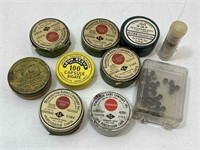 Vintage Tins of Percussion Caps