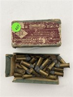 Vintage 38 S&W Black Powder Ammo in orig. box