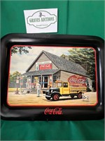 Coca Cola Tray Smiths Grocery 17 1/2x12 1/2