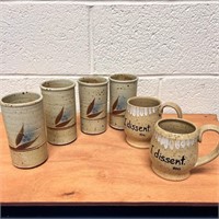 Pottery Mugs & Glasses