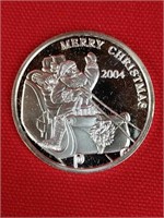 Merry Christmas Silver One Ounce Coin