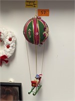 Christmas Balloon Ornament with Music Box