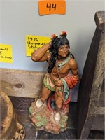 1976 Universal Statuary Corp. Indian Statue