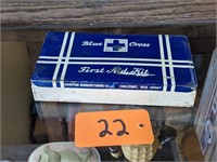 Vintage Blue Cross First Aid Tin