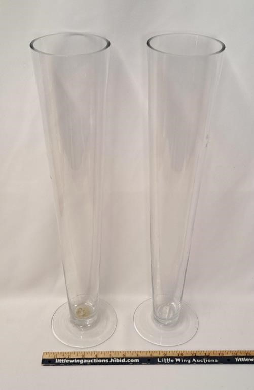 Tall Vases Lot-Glass