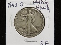 1943 S WALKING LIBERTY HALF DOLLAR 90%