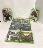 Xbox 360 game lot includes eight games.
