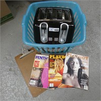 Toaster & Etc in Wash Basket