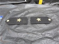 WWII US Officers Shoulder Board Set 5&1/4"