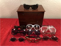 (1) Ray Ban Sunglasses & others with a cool box