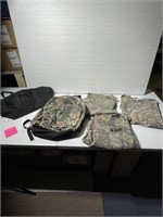 MISC LOT HUNTING CLOTHES BACK PACK