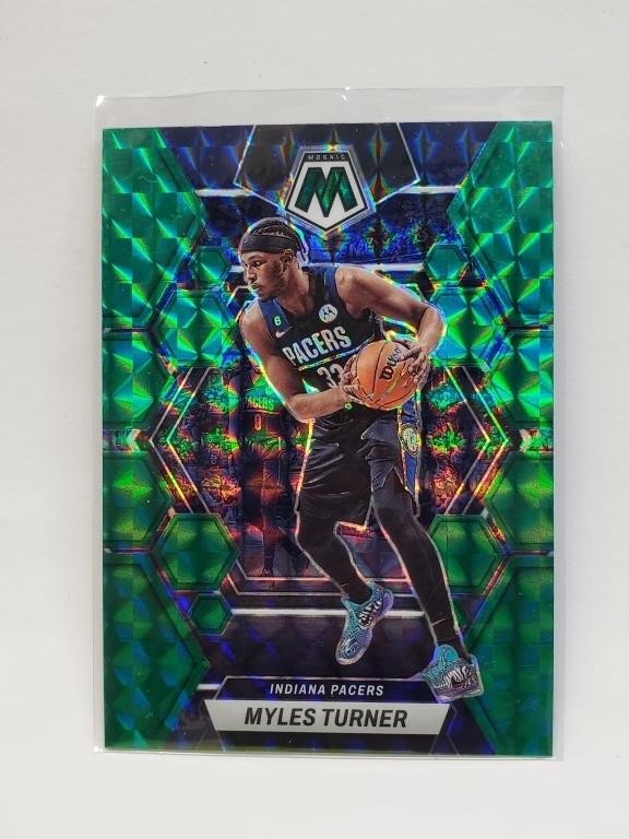 2022-23 Panini Mosaic Green Mosaic Myles Turner